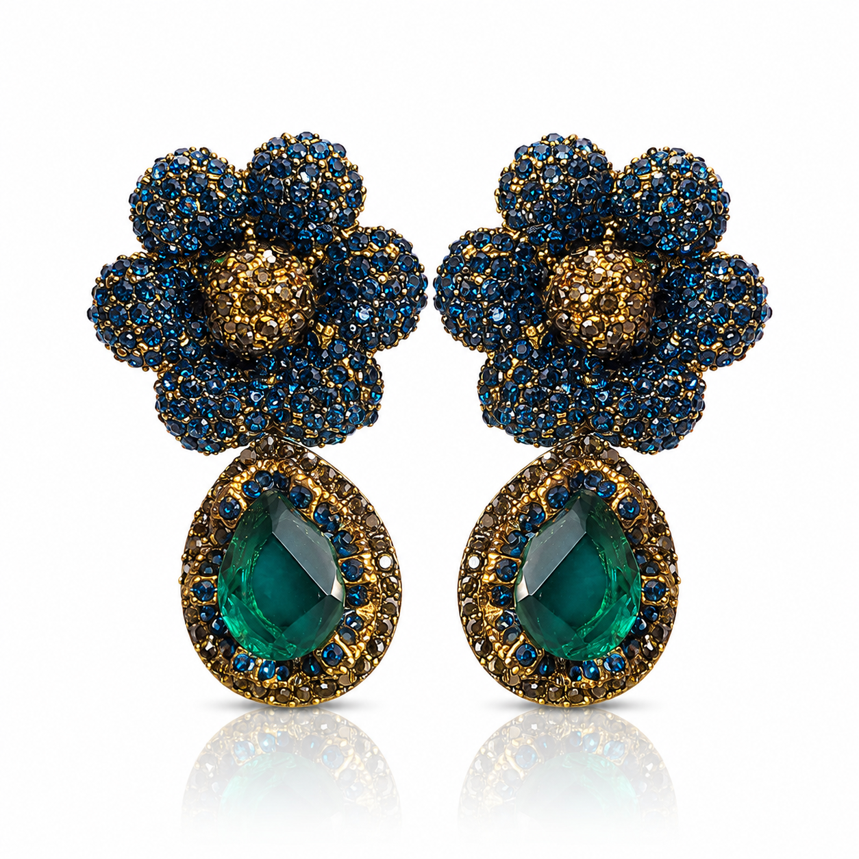 Victorian Blue Flora