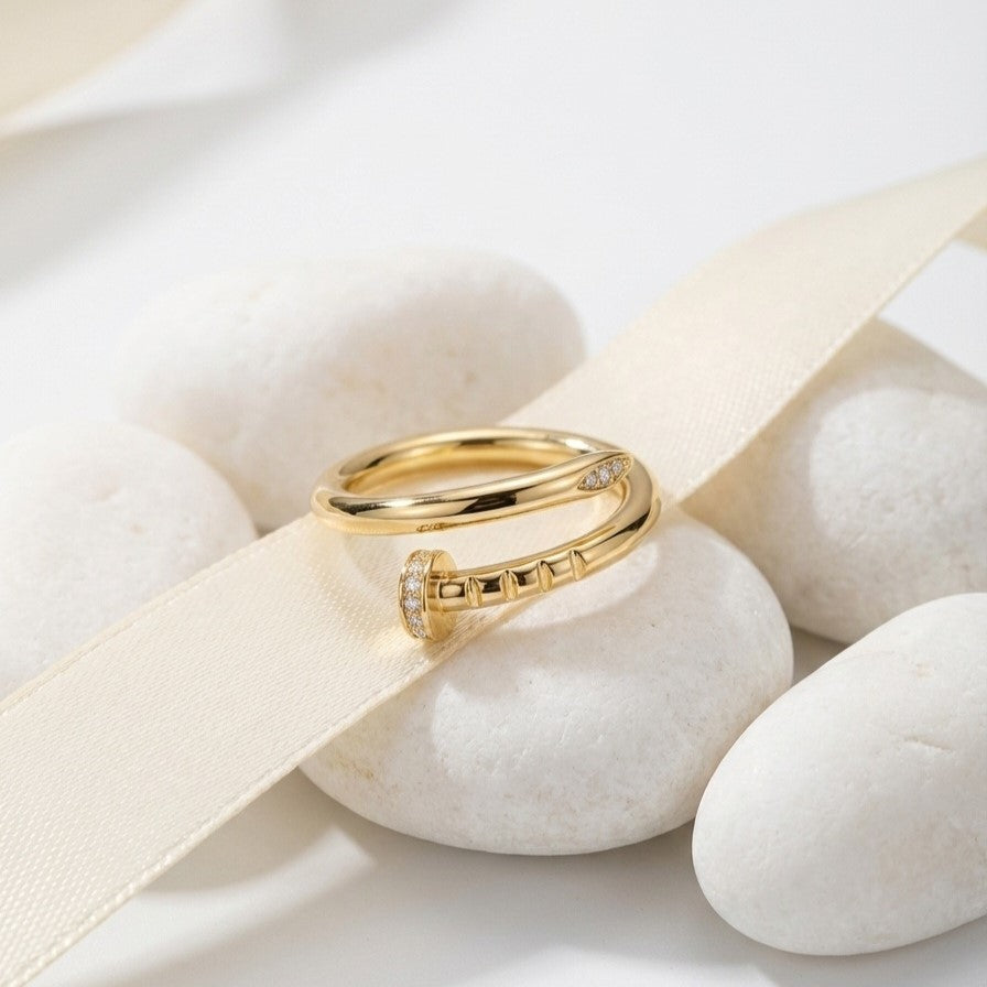 Crystal Nail Ring