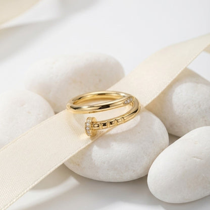 Crystal Nail Ring