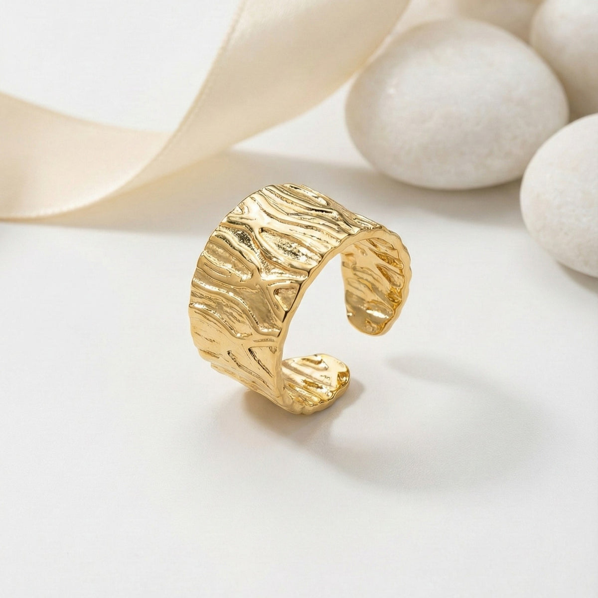 Molten Cuff Ring