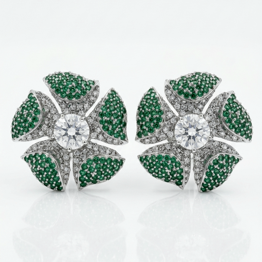 Radiant Green Bloom