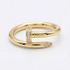 Crystal Nail Ring