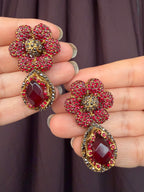 Victorian Flora Red