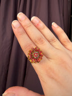 Crimson Rosette